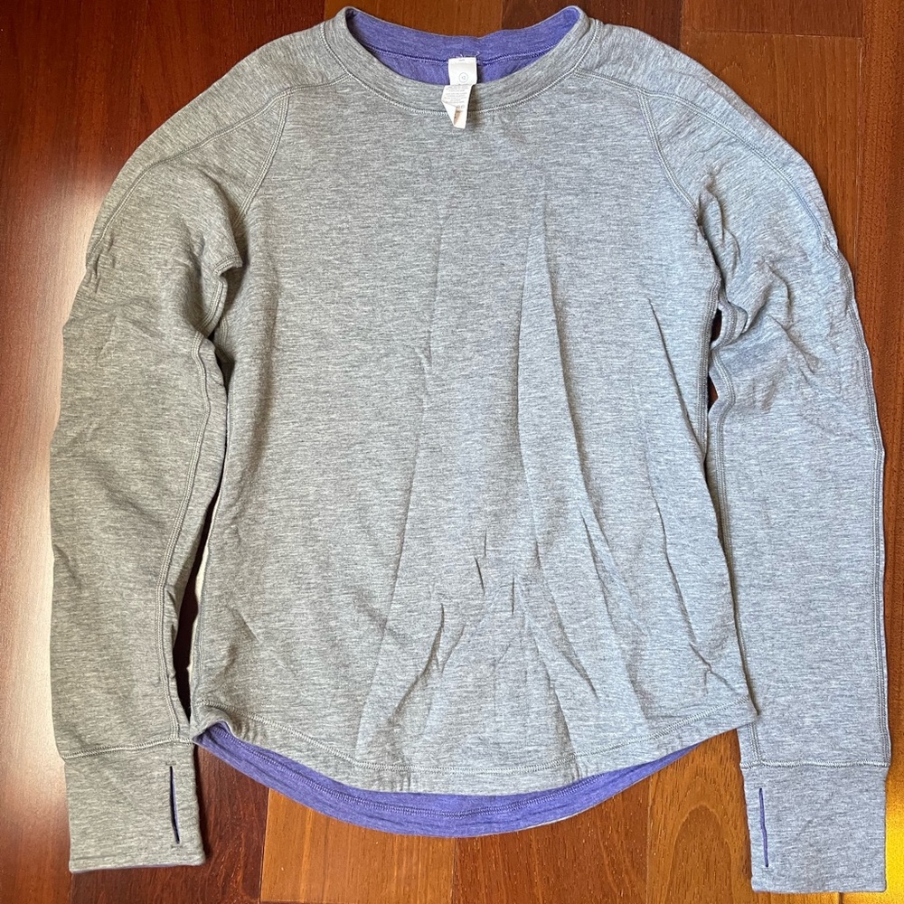 Like new girl Ivivva, gray long sleeve shirt, size 12